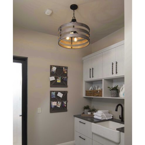 Gulliver 4 Light Graphite Pendant Ceiling Light