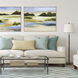 Soft Focus Green and Blue and White and Yellow Canvas, The Studio