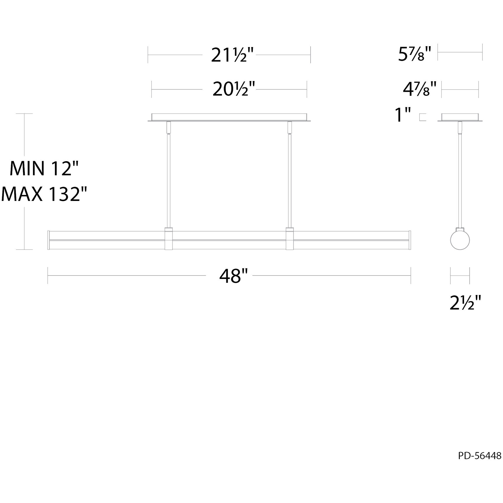 Clique LED 2.5 inch Aged Brass Indoor Hanging Lighting Ceiling Light