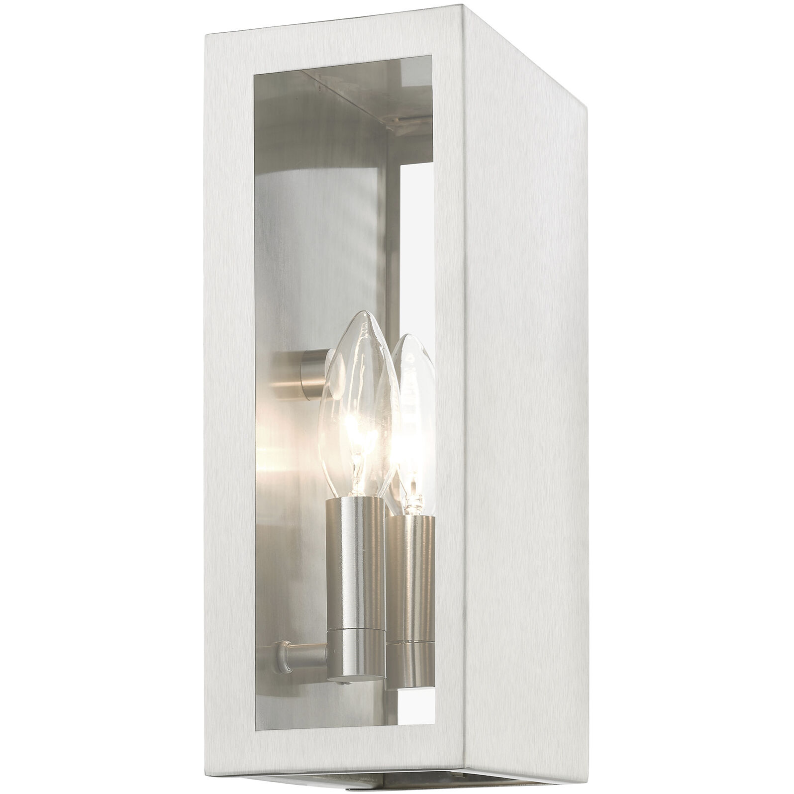 Winfield 2 Light 11 inch Brushed Nickel Outdoor Sconce, Medium