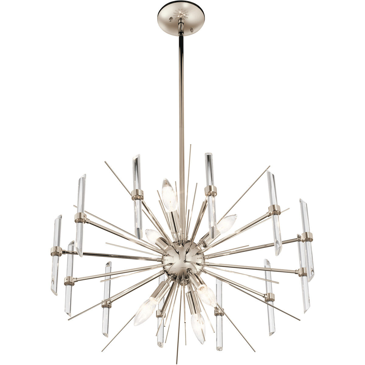 Eris 6 Light 24 inch Polished Nickel Chandelier Round Pendant Ceiling Light