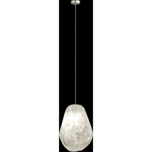 Natural Inspirations 1 Light 4.5 inch Gold Pendant Ceiling Light in Clear Quartz Studio Glass 5