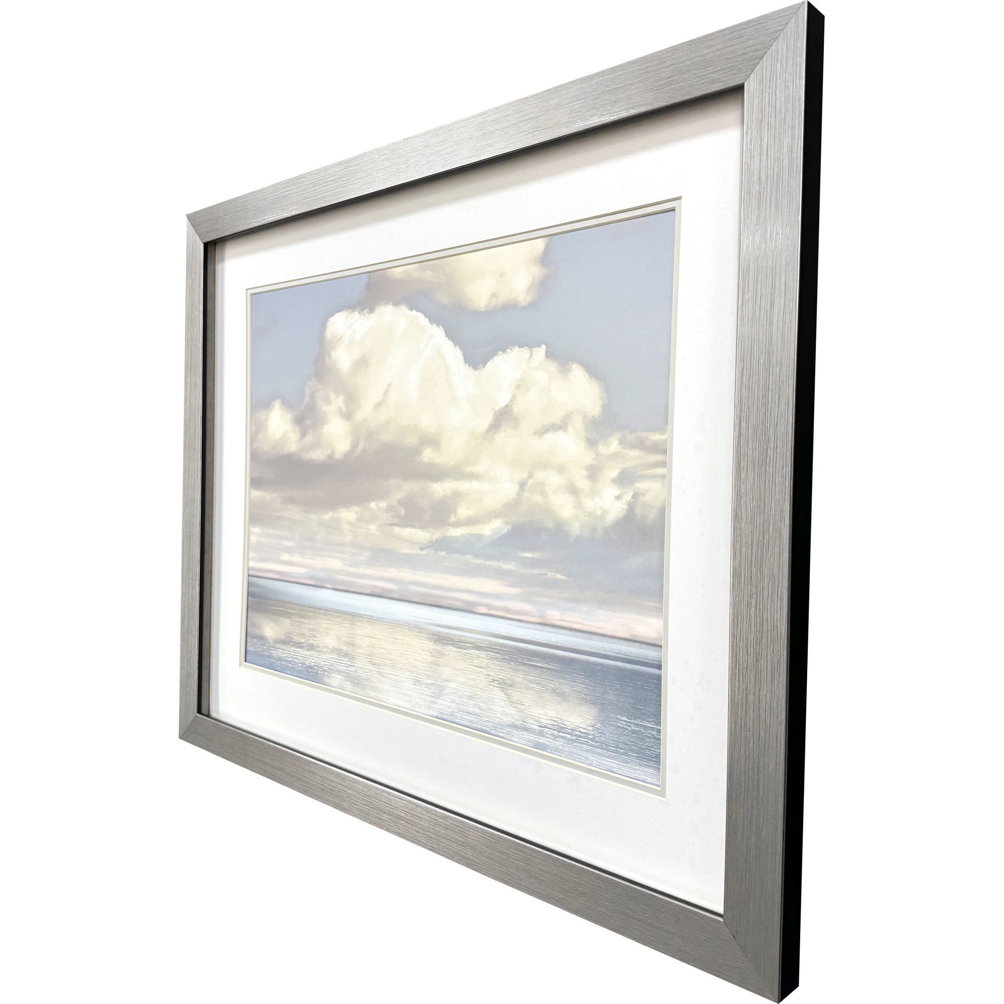 Cloudscape Dream Cloudscape Illusion Blue and Gray and Beige Framed Art, Propac