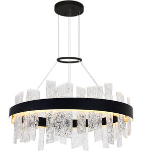 Guadiana LED 32 inch Black Chandelier Ceiling Light
