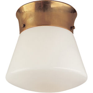 Thomas O'Brien Perry 1 Light 9.5 inch Hand-Rubbed Antique Brass Flush Mount Ceiling Light