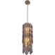 Sahure 6 Light 7.87 inch Antique Bronze Chandelier Ceiling Light, Small