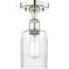 Hadley 1 Light 4.5 inch Polished Nickel Semi-Flush Mount Ceiling Light