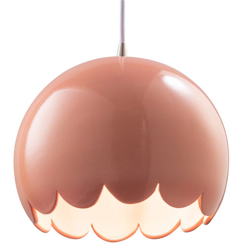 Radiance Collection LED 9 inch Brushed Nickel Pendant Ceiling Light