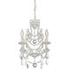 Savoy House 4 Light 16 inch Matte White Mini Chandelier Ceiling Light