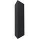 Fractal LED 23.5 inch Black Outdoor Wall Mount