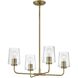 Kline 4 Light 25.00 inch Chandelier