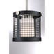 Pratt 1 Light 8 inch Black and Brushed Nickel Accents Mini Pendant Ceiling Light