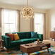 Matisse 16 Light 22 inch Warm Brass Chandelier Ceiling Light