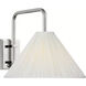 Amber Lewis Waylon LED 10 inch Polished Nickel Articulating Sconce Wall Light