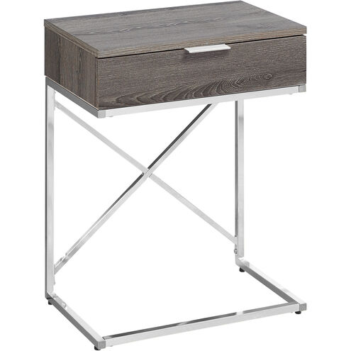 Seneca 24 X 18 inch Dark Taupe Accent End Table or Night Stand
