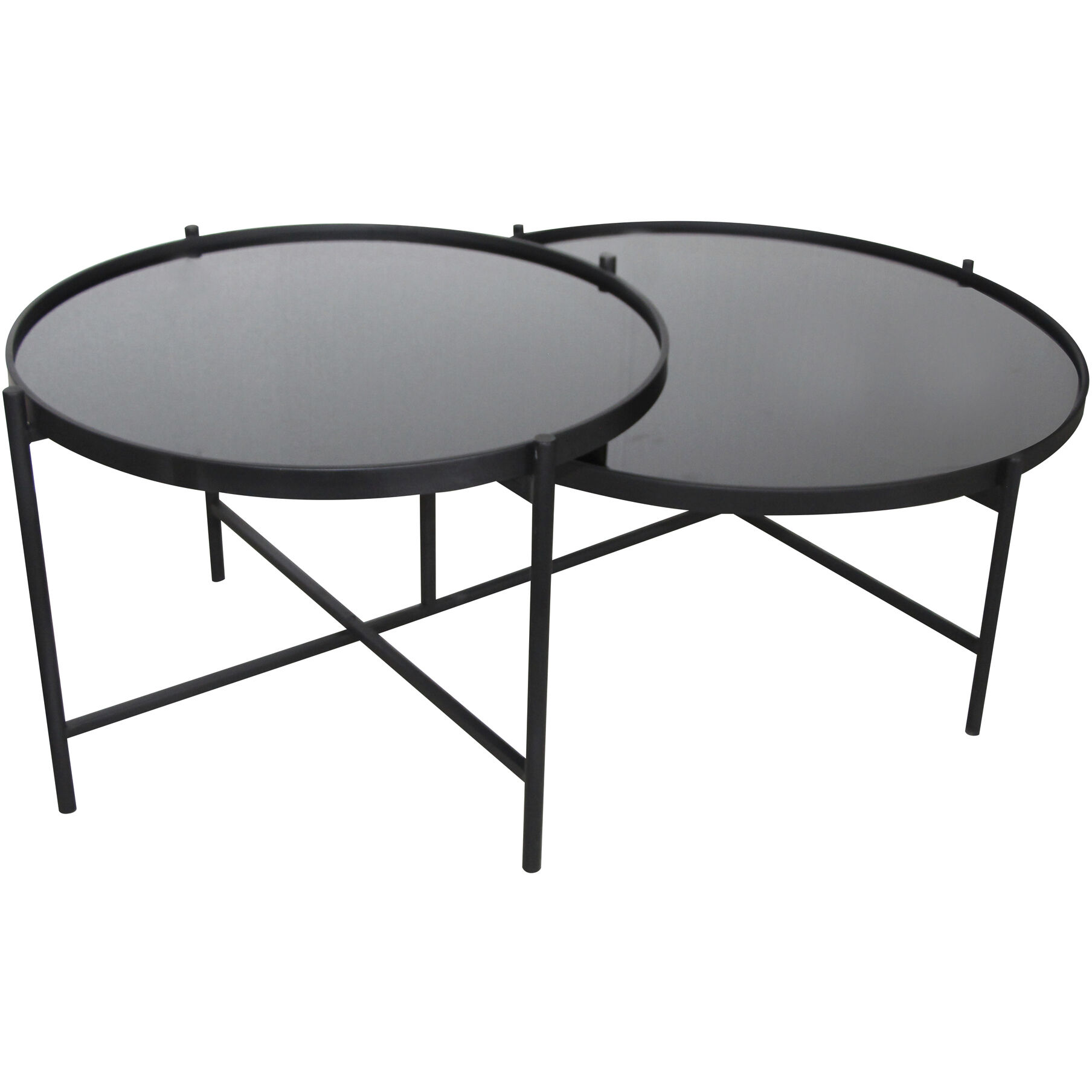 Eclipse 48 X 32 inch Black Coffee Table