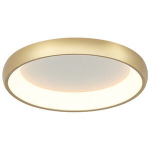 Maverick LED 11.88 inch Brushed Gold Flush Mount Ceiling Light