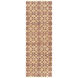 Laural 72 X 48 inch Cream, Dark Purple, Khaki Rug