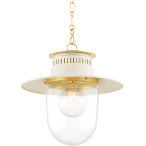 Nori 1 Light 17 inch Aged Brass Pendant Ceiling Light