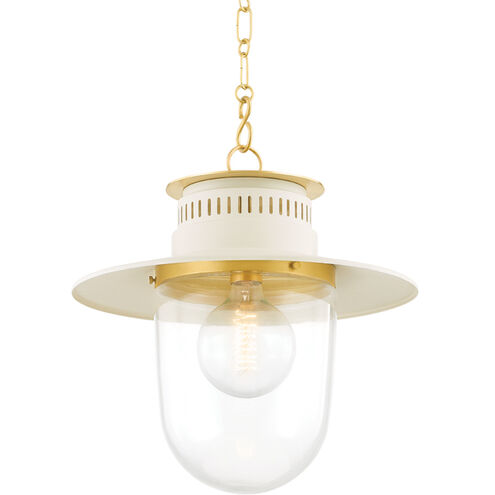 Nori 1 Light 17 inch Aged Brass Pendant Ceiling Light