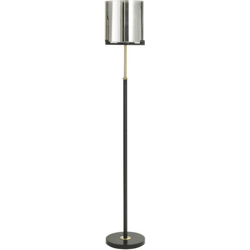 Urban Smoke 59 inch 40.00 watt Black and Gold and Urban Smoke Floor Lamp Portable Light
