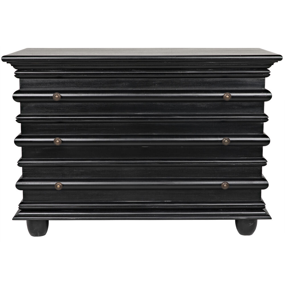 Ascona Hand Rubbed Black Chest, Small