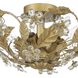 Paris Market 6 Light 16 inch Gold Leaf Semi Flush Ceiling Light