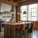Industrial 1 Light 16 inch Concrete with Matte Black Pendant Ceiling Light