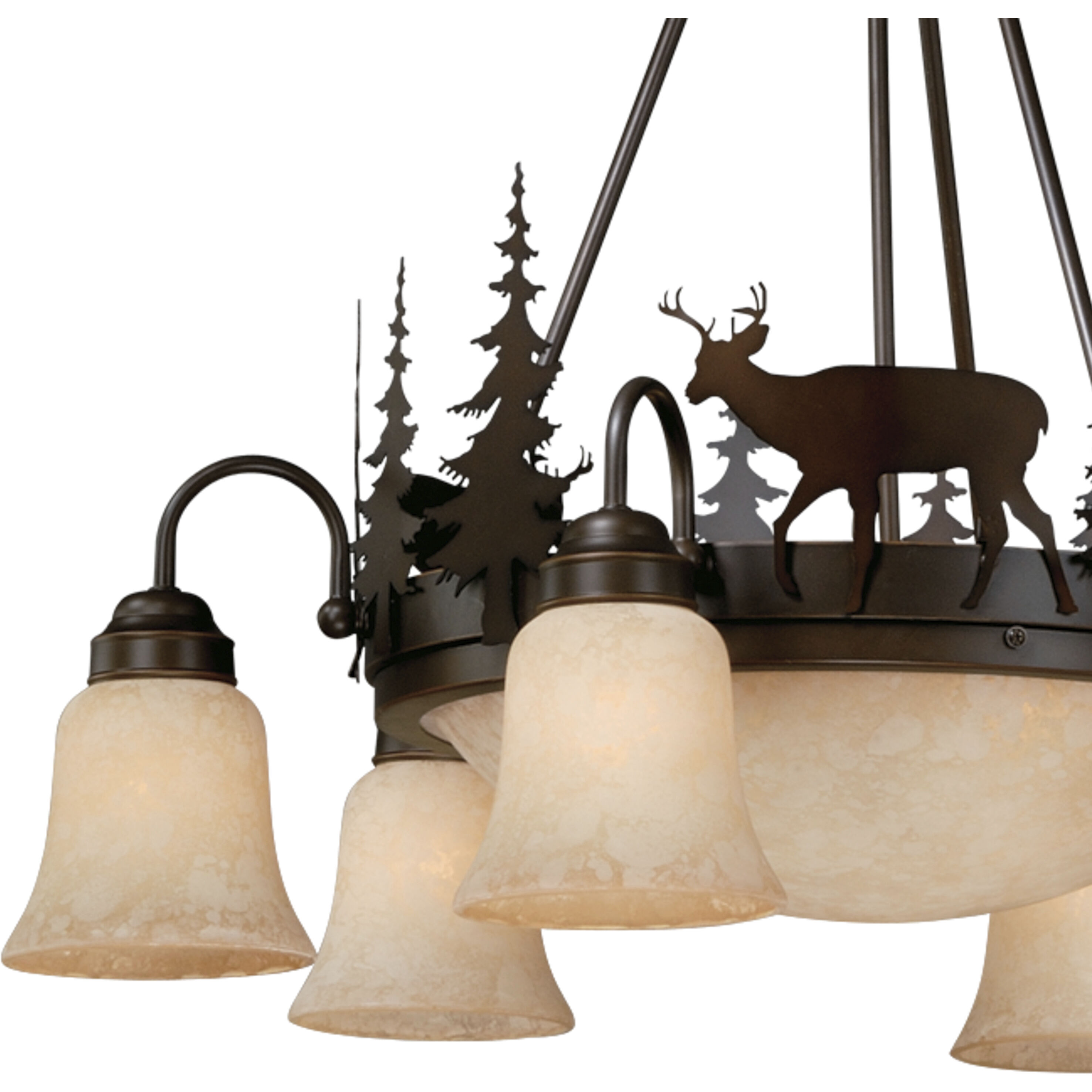 Bryce LED 28.5 inch Burnished Bronze Chandelier Ceiling Light