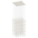 Constellation LED 20.5 inch Satin Nickel Chandelier Ceiling Light in 3000K, White, Standard Suspension