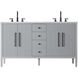 Blakely 60 X 34 inch Grey Bathroom Vanity Cabinet