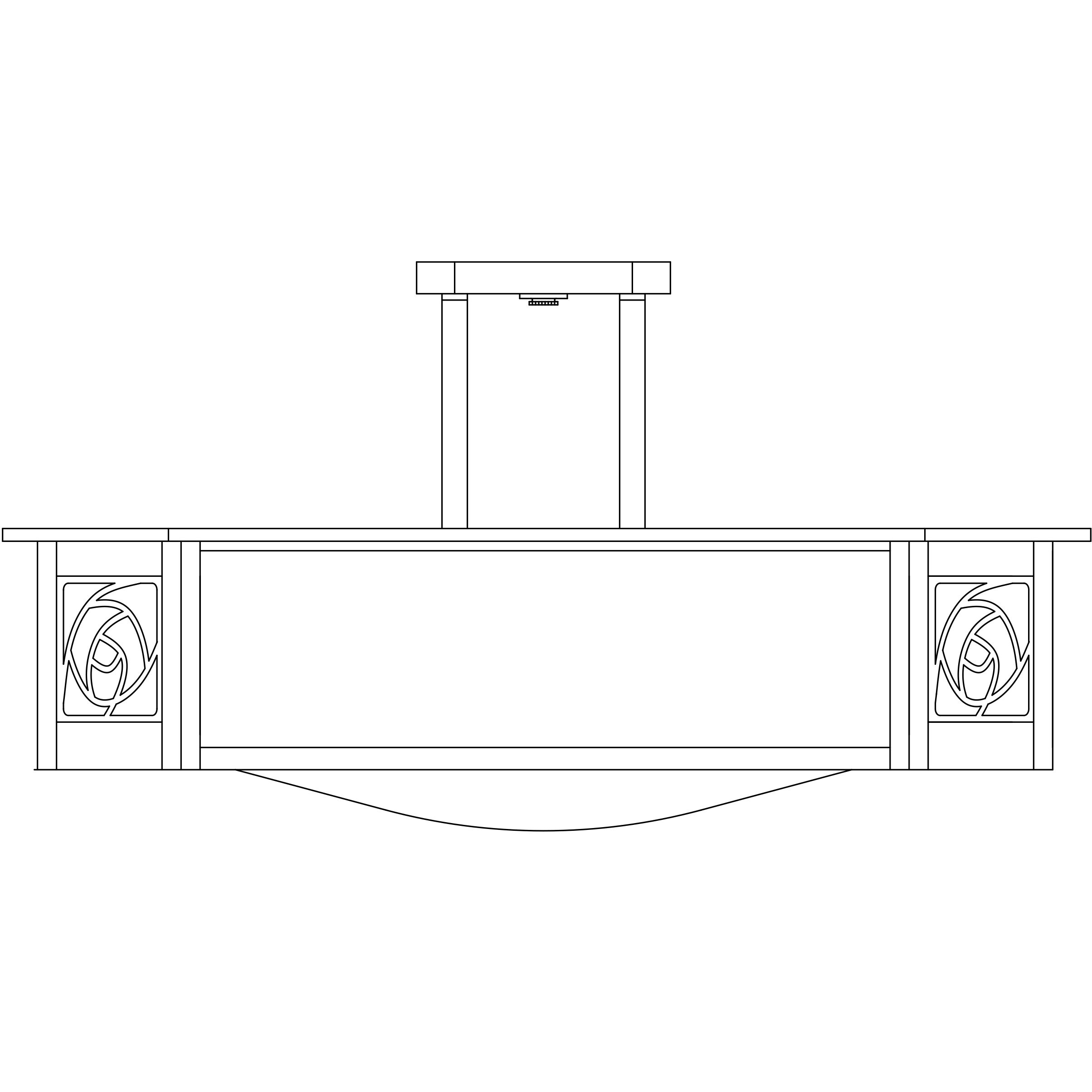 Saint Clair 4 Light 21.5 inch Antique Brass Semi-Flush Mount Ceiling Light in Frosted