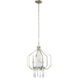 Barcelona 4 Light 18 inch Transcend Silver and Clear Pendant Ceiling Light