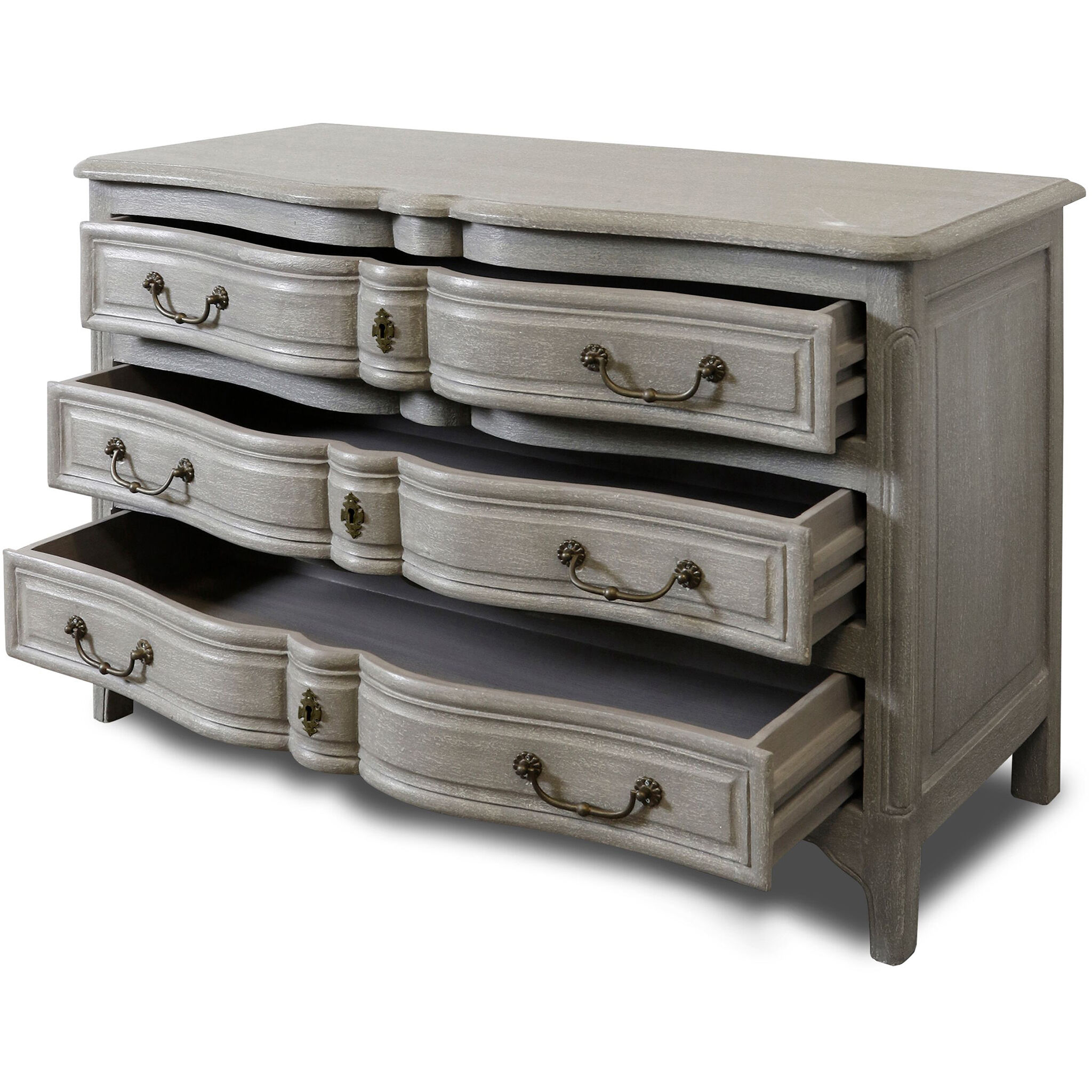 Dann Foley Slate Gray Washed Chest