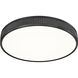 Stari LED 20.75 inch Matte Black Flush Mount Ceiling Light