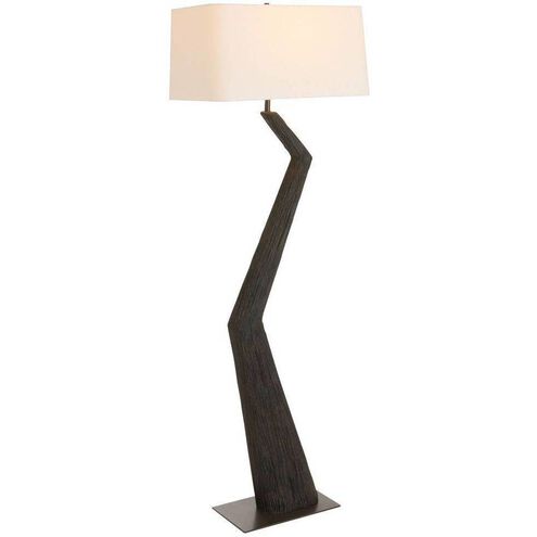 Graceland 68 inch 150.00 watt Ebony and Bronze Floor Lamp Portable Light