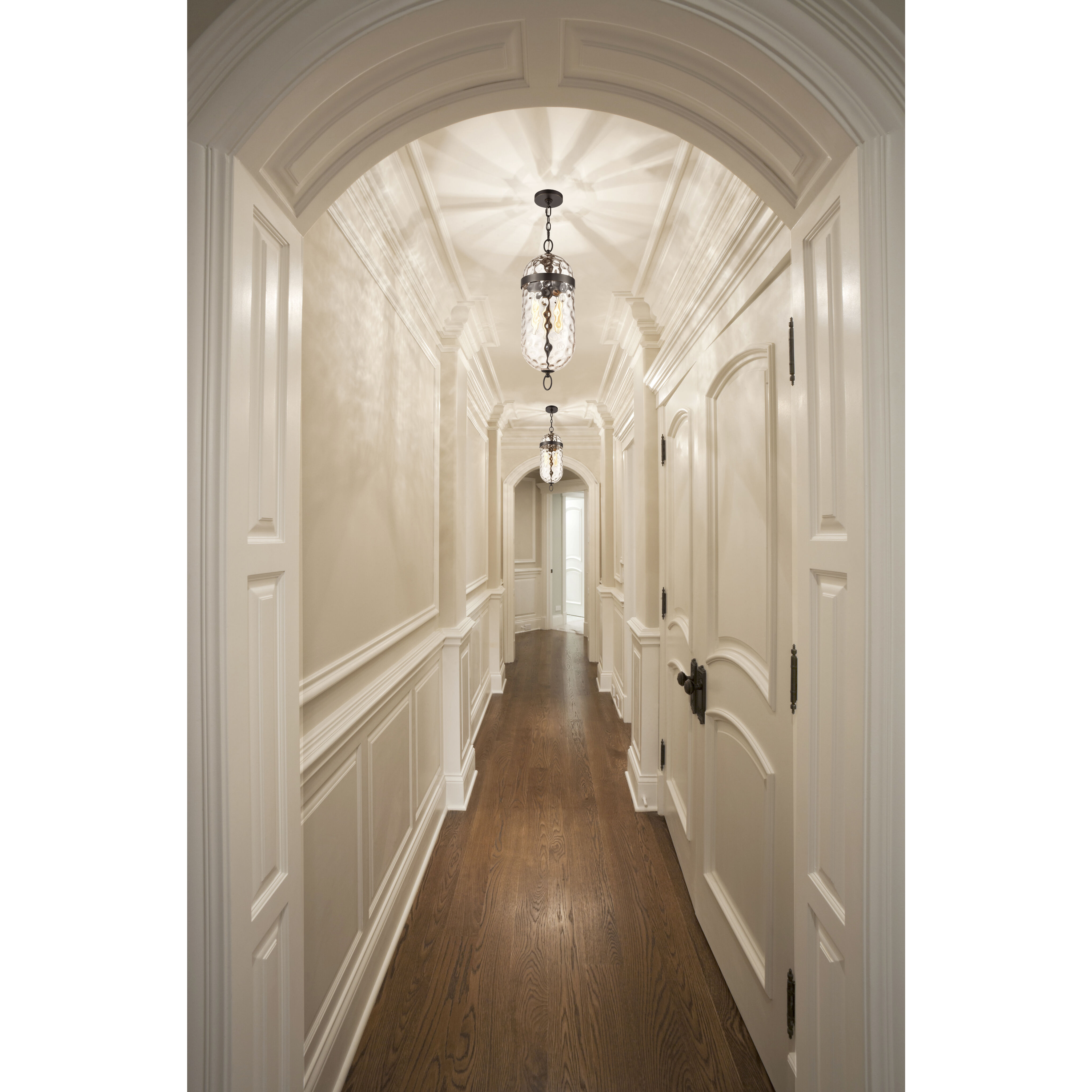 Capsula Down Pendant Ceiling Light in Urban Bronze