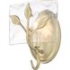 Calla Wall Sconce Wall Light in White Gold