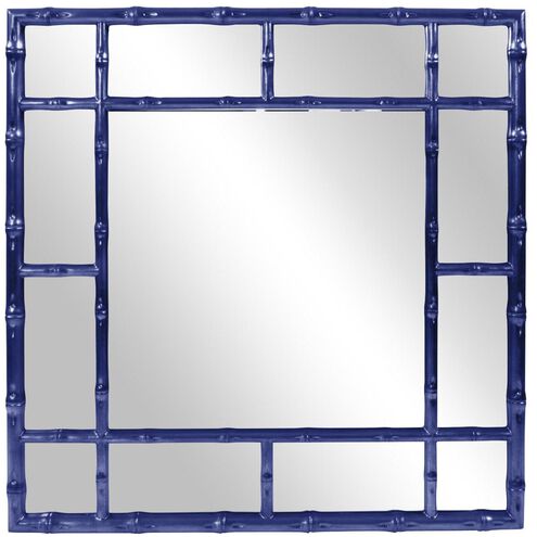 Bamboo 40 X 40 inch Navy Mirror