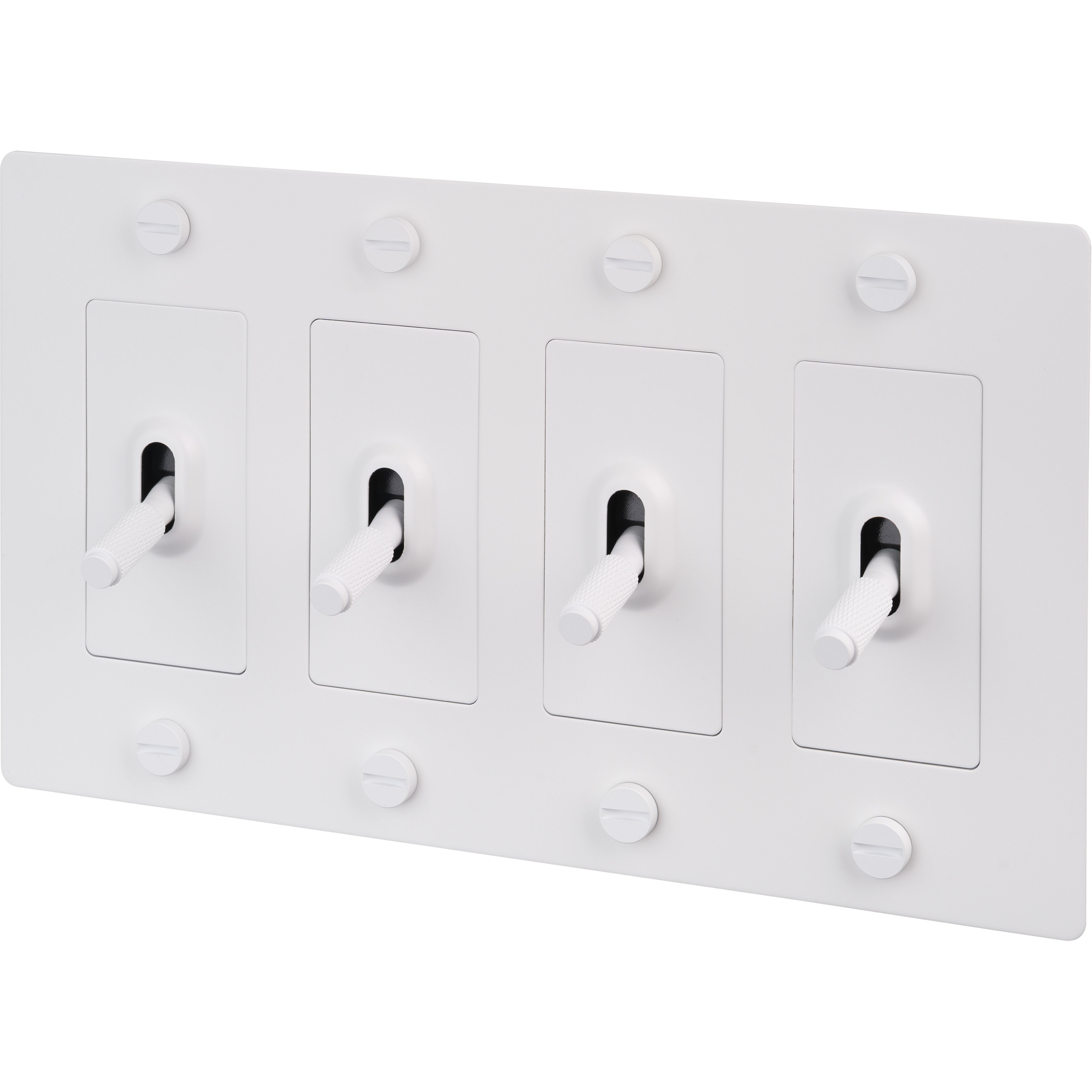 4G Toggle 120-277 White Light Switch