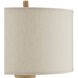 Joppa 28.5 inch 150 watt Natural Table Lamp Portable Light