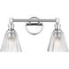 Auden 2 Light 17.75 inch Chrome Bath Vanity Wall Light