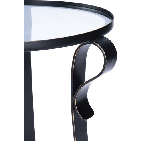 Oddrya Metal & Glass End or Side Table