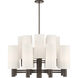 Draxen 16 Light 34 inch Dark Bronze Chandelier Ceiling Light