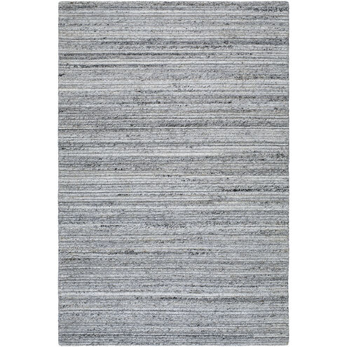 Aubree 90 X 60 inch Charcoal/Gray/Black Handmade Rug in 5 x 7.5