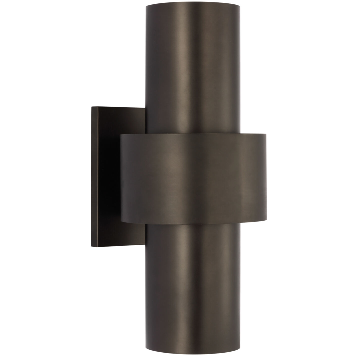 Julie Neill Chalmette LED 6 inch Aged Iron Layered Sconce Wall Light, Medium