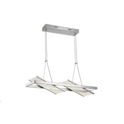 Palo Alto LED 30.25 inch Chrome Island Light Ceiling Light