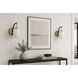 Soji LED 4.75 inch Black and Gold Wall Sconce Wall Light