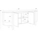 Banyan 87 X 20.5 inch Cream / Mocha Sideboard