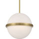 Vanderlane LED 11.75 inch Legacy Brass Pendant Ceiling Light